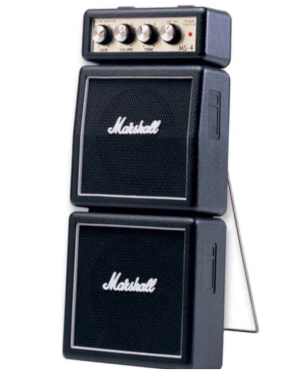 Amplificador para guitarra Marshall MS-4 de 127 V