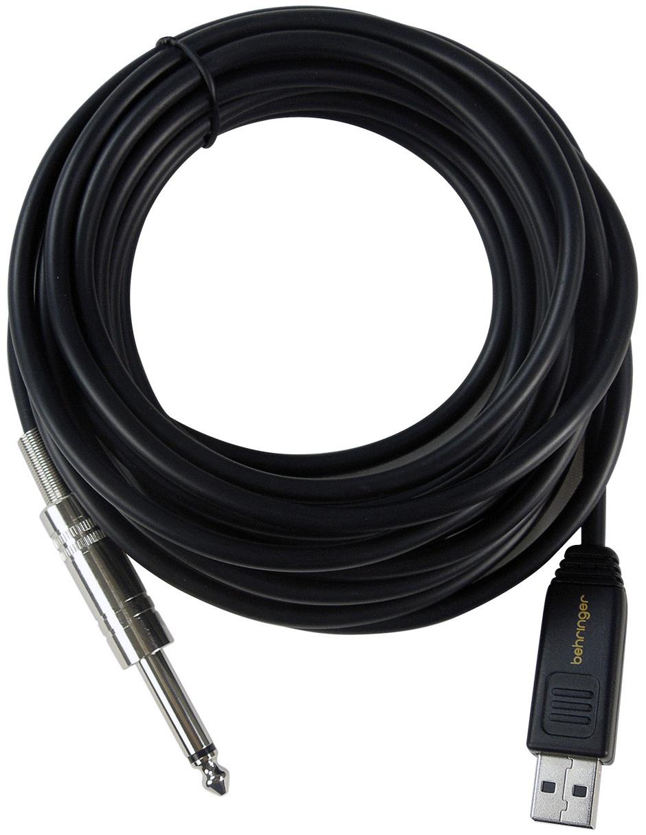 Cable Plug 1/4 pulgada Behringer a USB A de 5 m