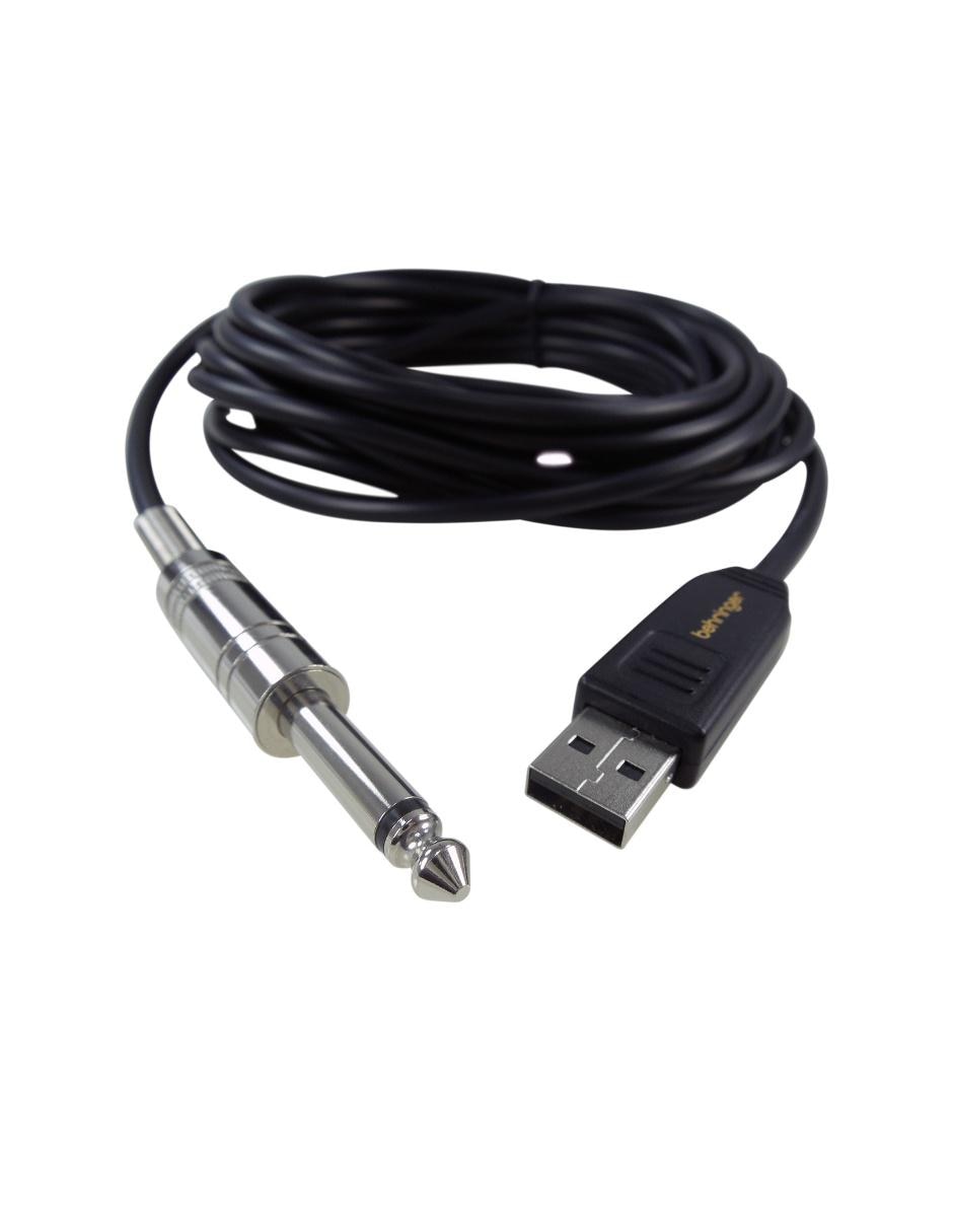 Cable Plug 1/4 pulgada Behringer a USB A de 5 m