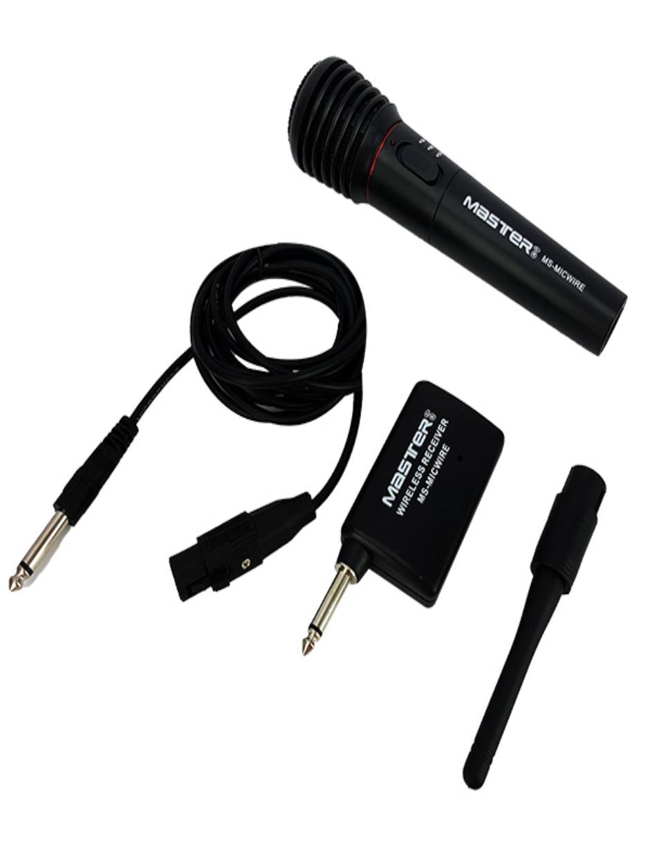 MicrÃ³fono alÃ¡mbrico e inalÃ¡mbrico MS-MICWIREM 2
