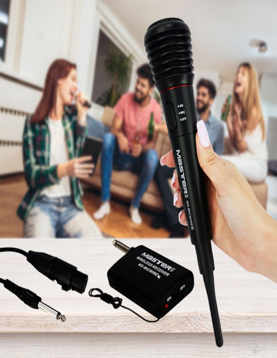 MicrÃ³fono alÃ¡mbrico e inalÃ¡mbrico MS-MICWIREM