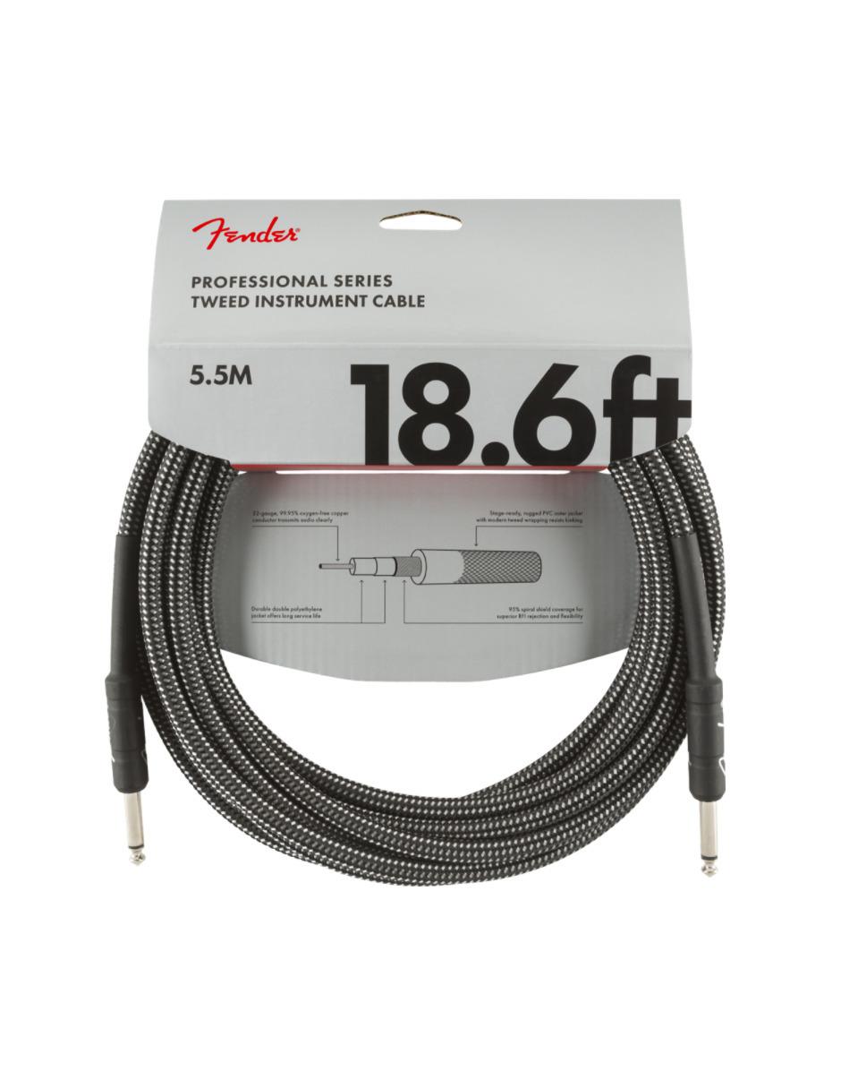 Cable para Guitarra Fender Profesional Gray Tweed 5.5m