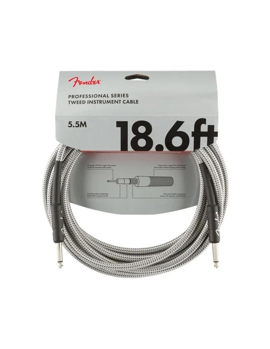 Cable para Guitarra Eléctrica Fender Profesional White Twed