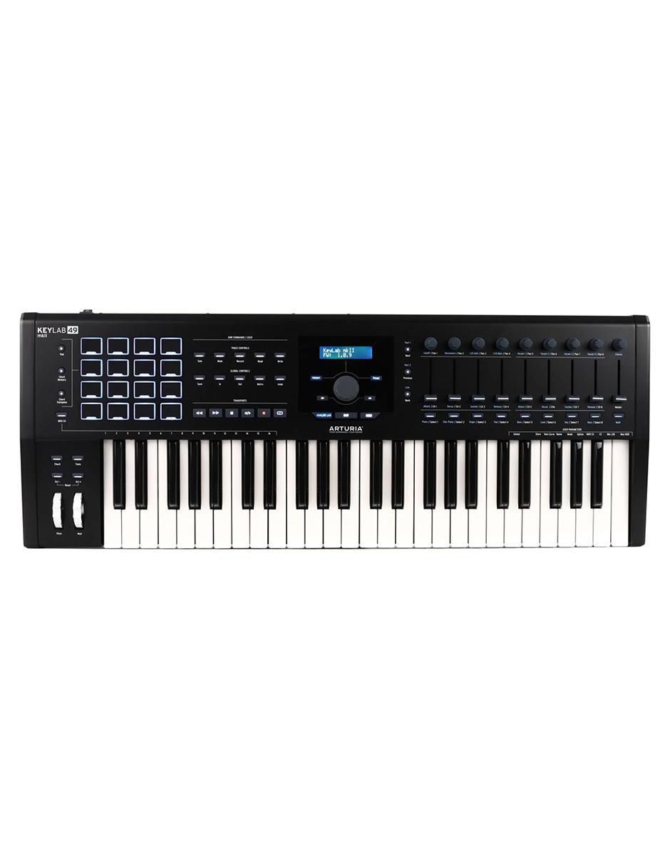 Teclado digital Arturia de 49 teclas KEYLAB MK2 49 BLACK