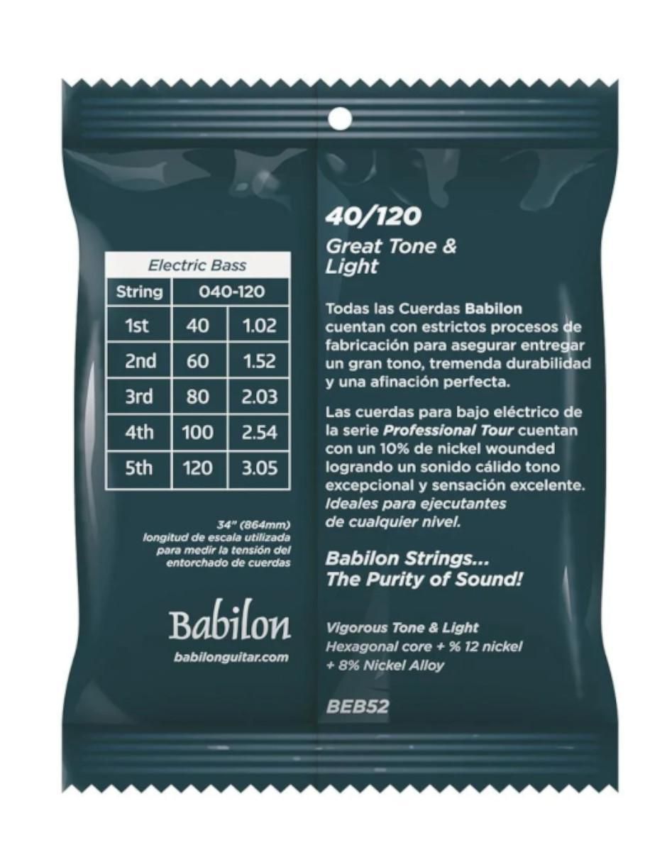 Set Cuerdas para Bajo BEB52/5S Set Cuerdas para Bajo BEB52/5S