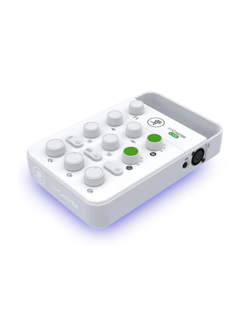 Bocina Mixcaster Live WH alámbrica e inalámbrica