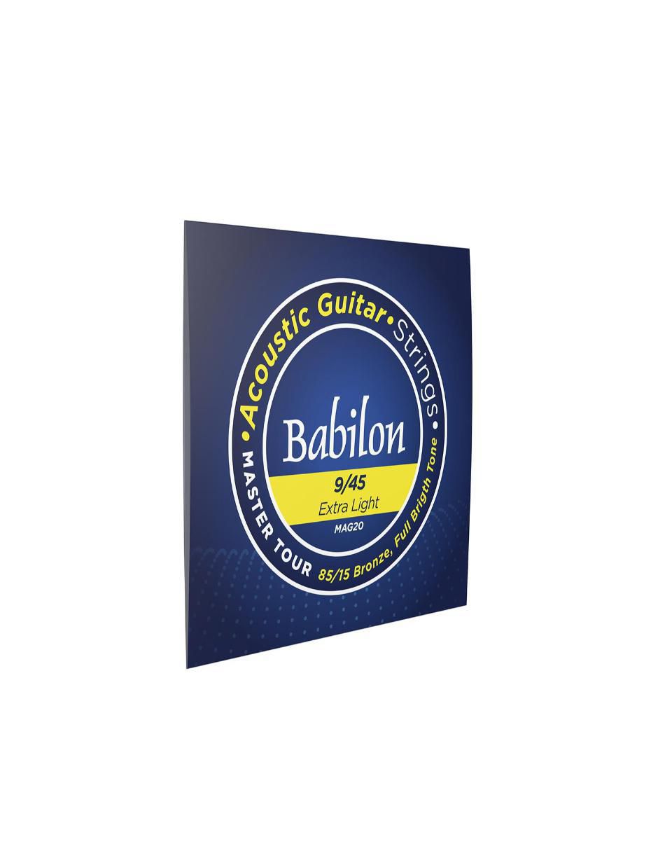 Set de Cuerdas para Guitarra Acústica Babilon 0.009-0.045 85/15 MAG20/009