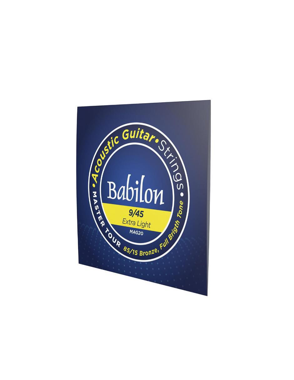 Set de Cuerdas para Guitarra Acústica Babilon 0.009-0.045 85/15 MAG20/009