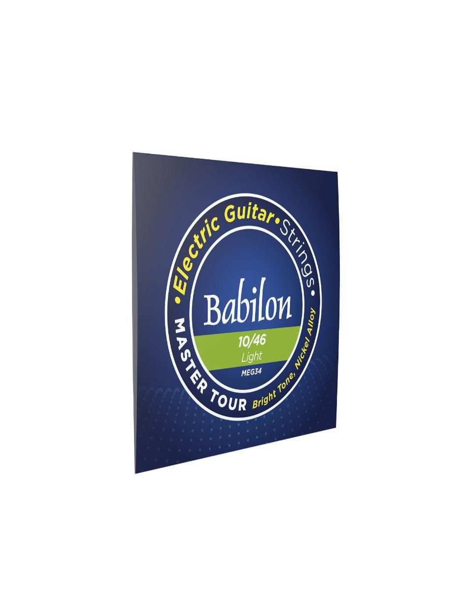 Set cuerdas guitarra eléctrica Babilon MEG34/010