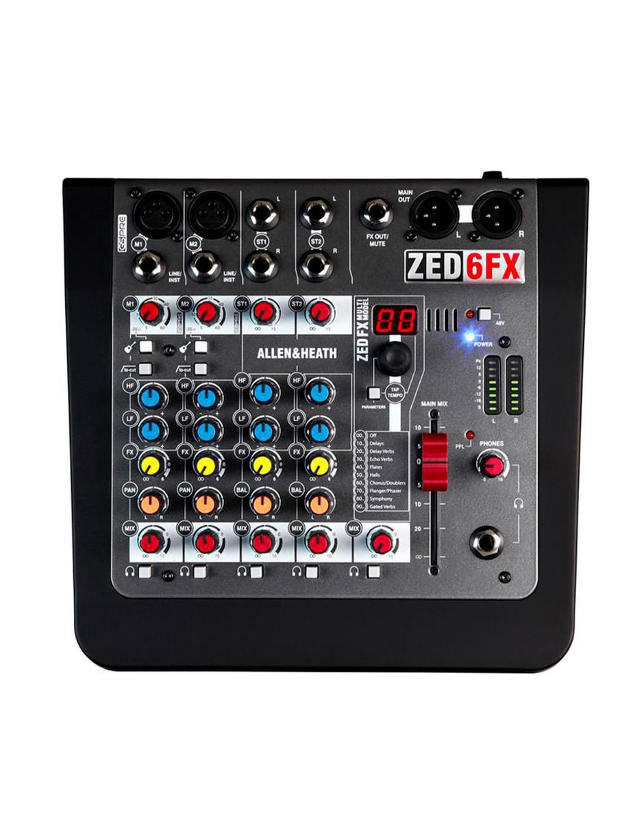 Mezcladora Allen & Heath ZED-6FX