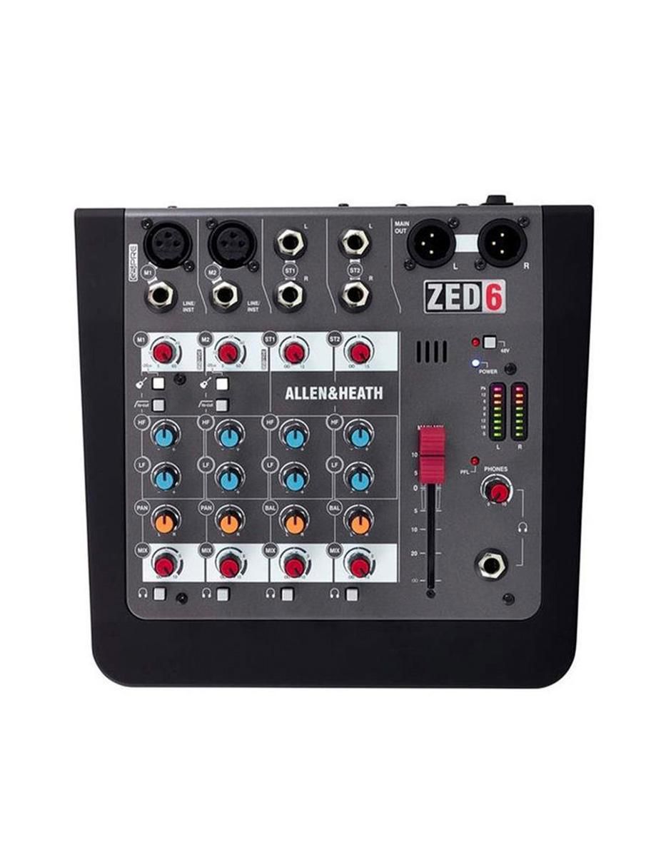 Mezcladora Allen & Heath ZED-6