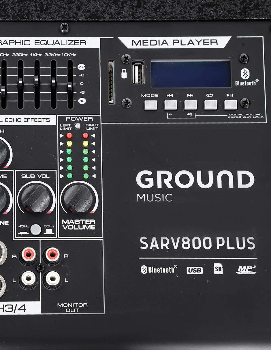 Sistema de audio lineal Ground Music SARV800