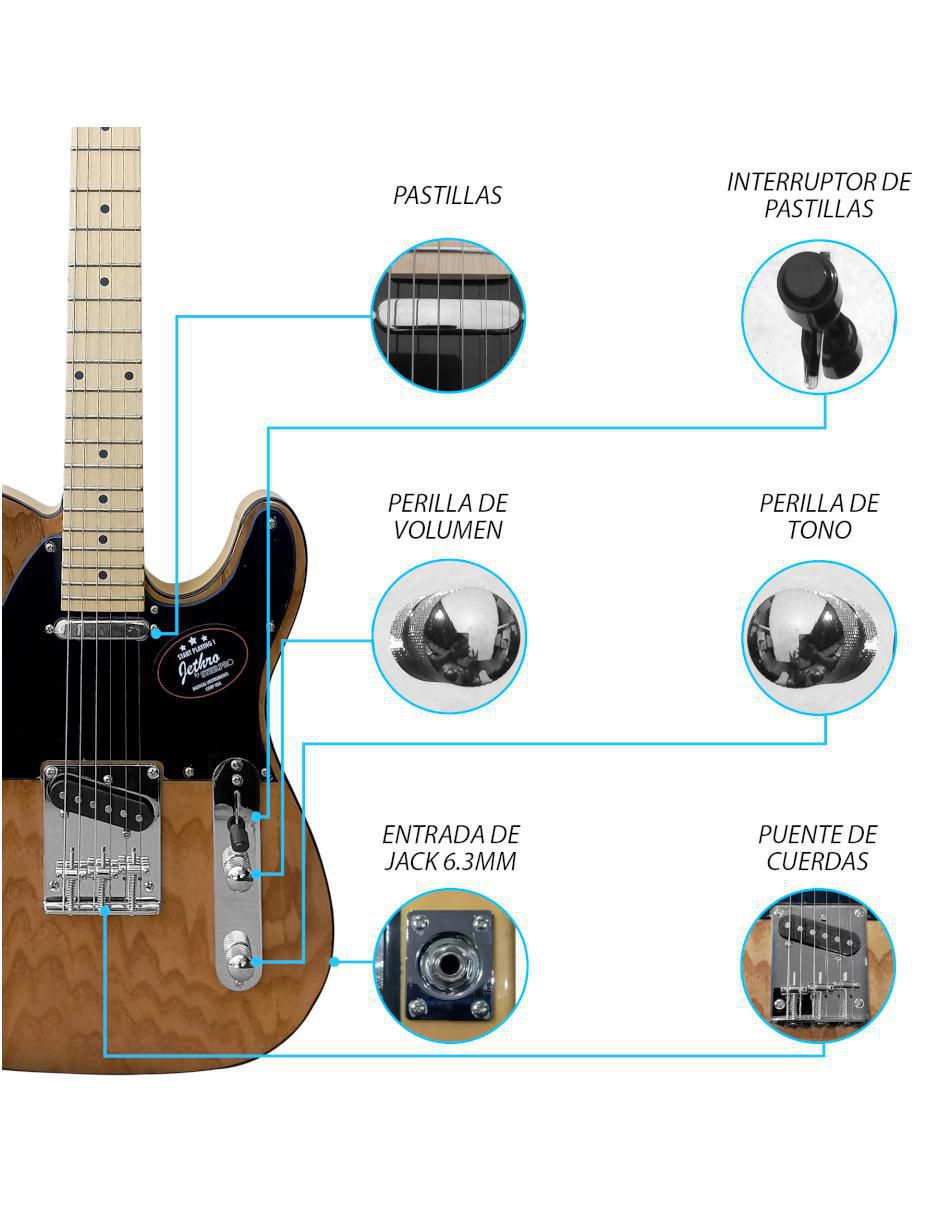 Kit de guitarra eléctrica Sk 3