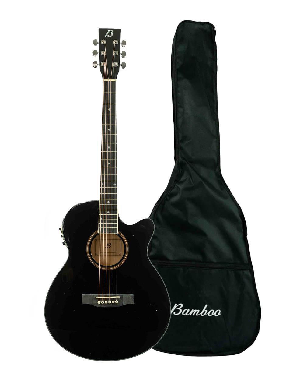 Guitarra electroacústica 40-Bk-Q-Ar