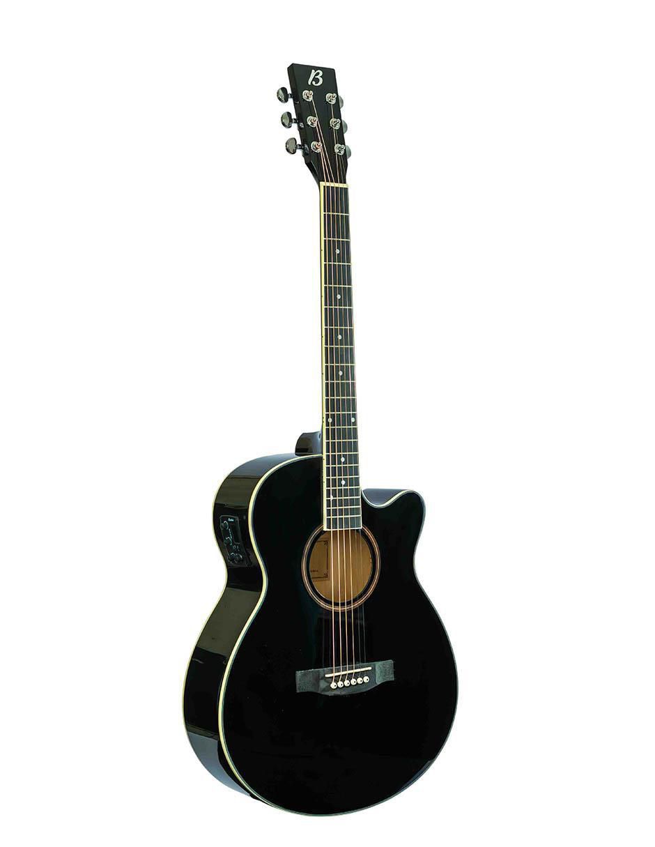 Guitarra electroacústica 40-Bk-Q-Ar 2