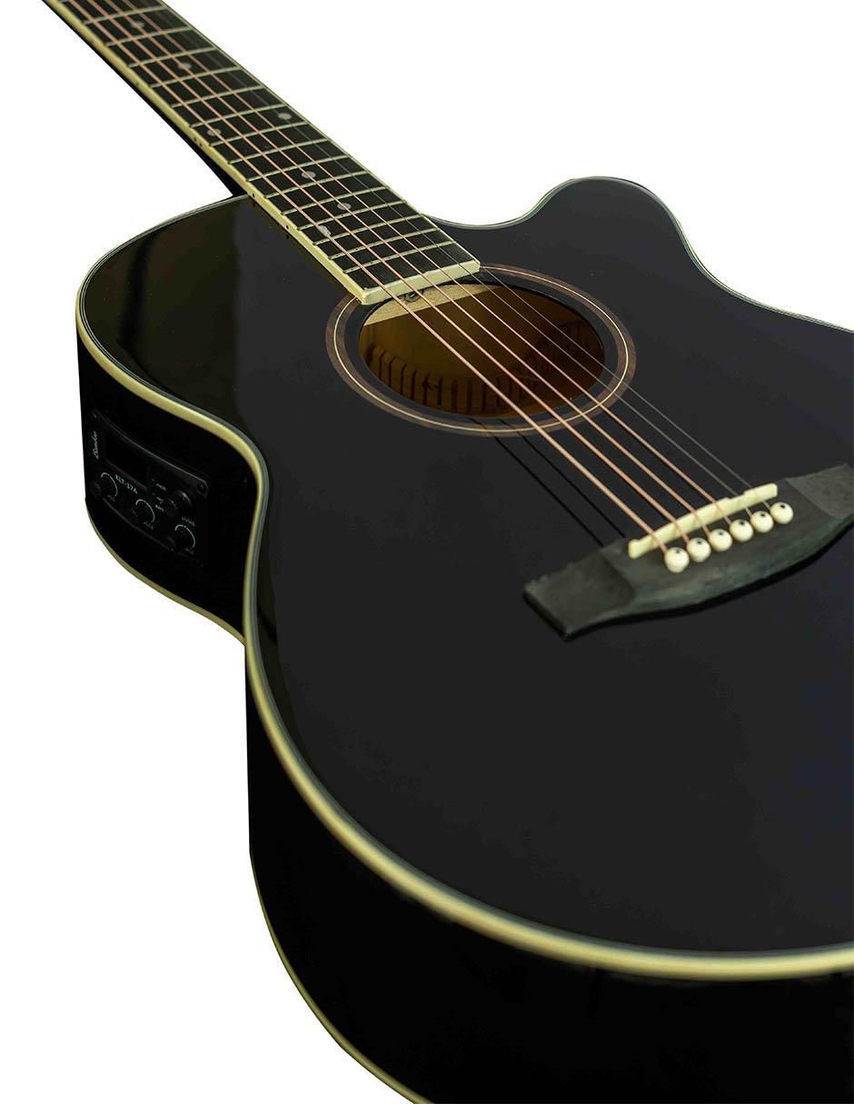 Guitarra electroacústica 40-Bk-Q-Ar 4