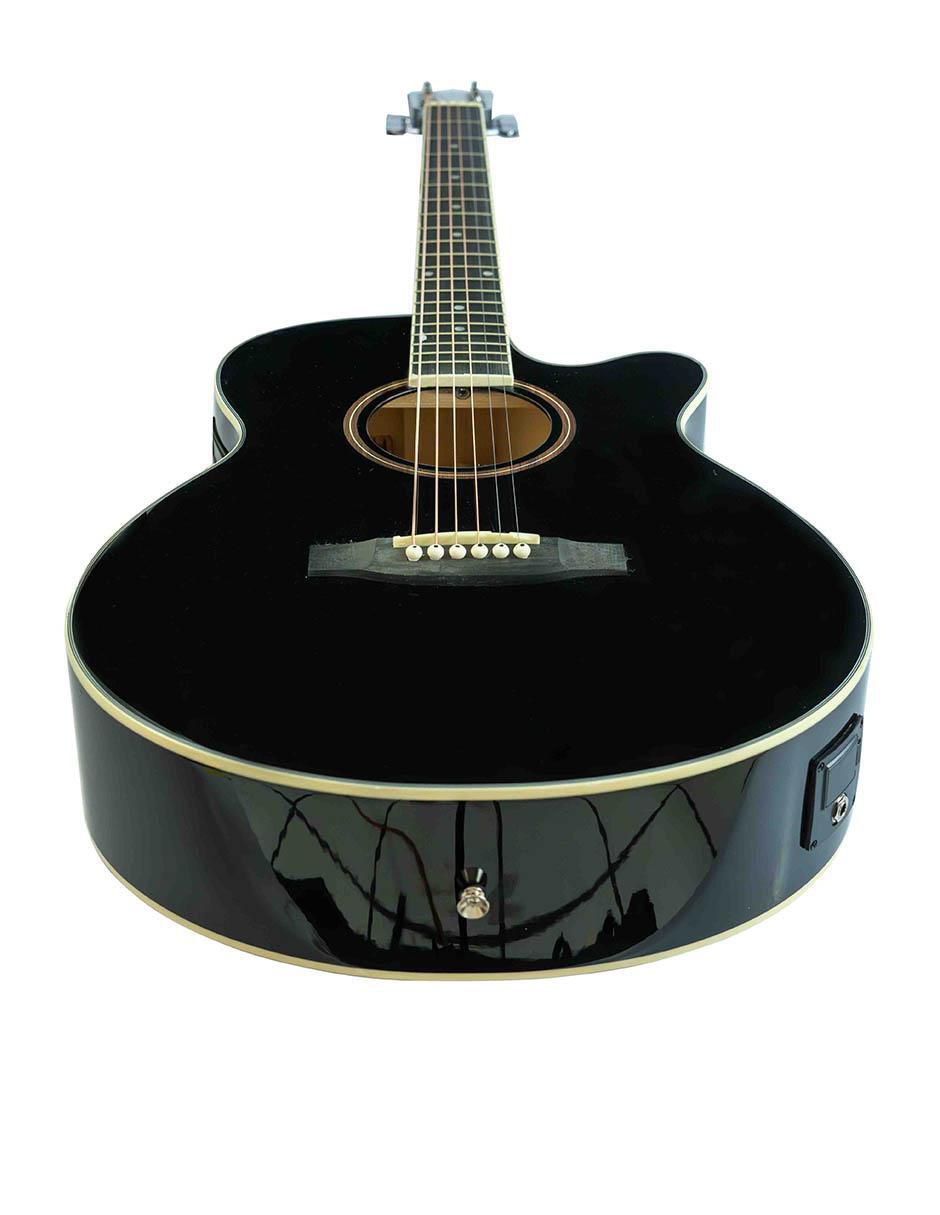 Guitarra electroacústica 40-Bk-Q-Ar 6