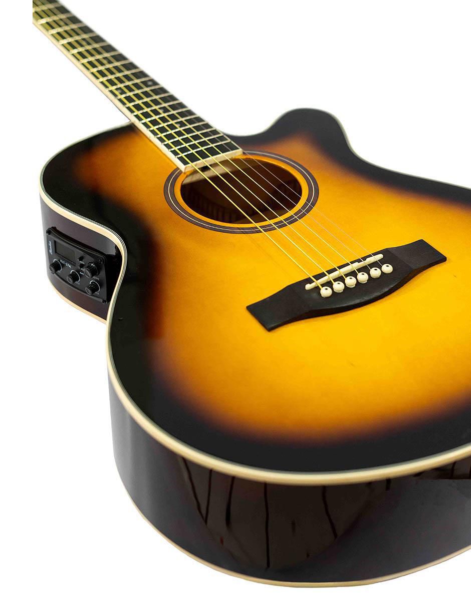 Guitarra electroacústica 40-sb-q-ar 4