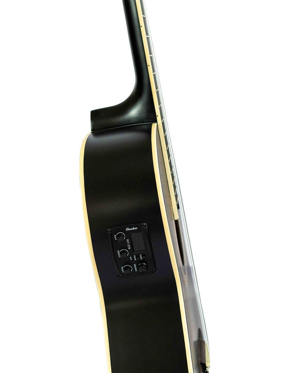Guitarra electroacústica 39-bk-q-ar 7