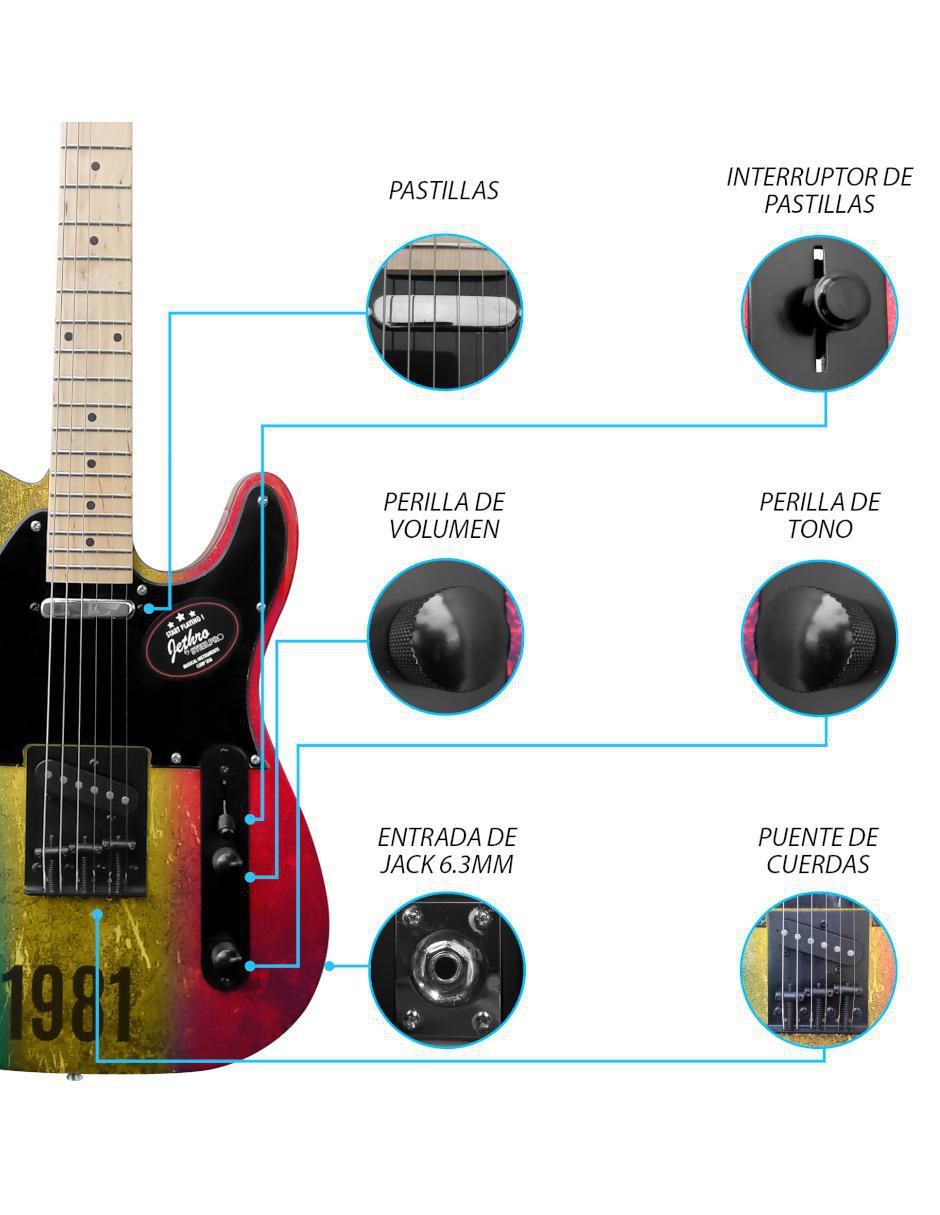 Kit de guitarra eléctrica Sk 3
