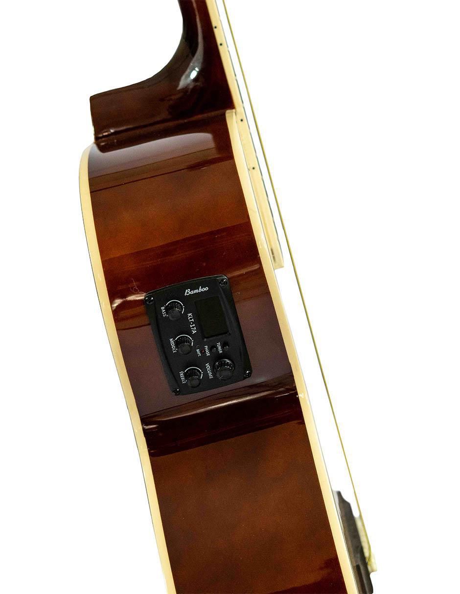Guitarra electroacústica 40-nat-q-ar 5