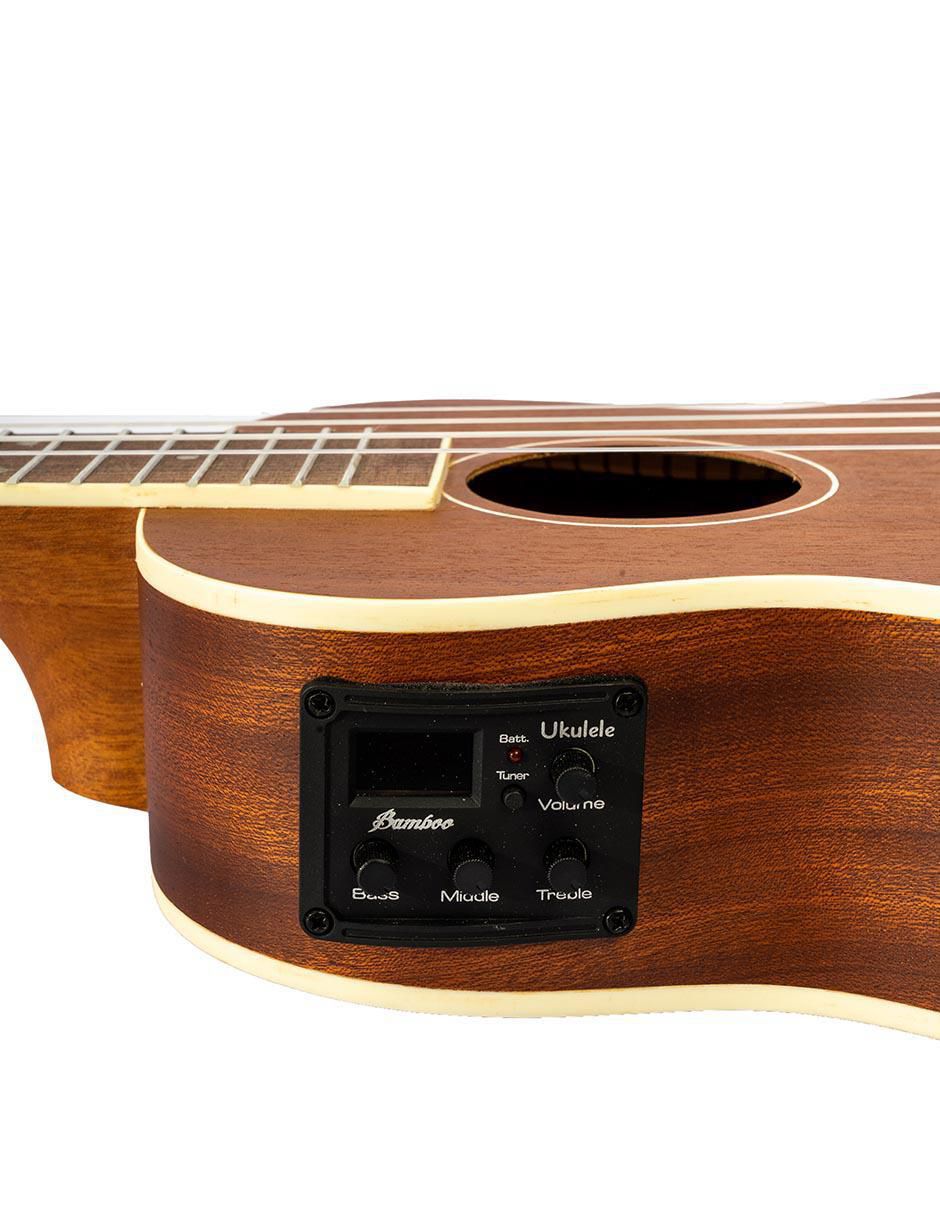 Ukelele concierto U-23-S-Q de sapele 5