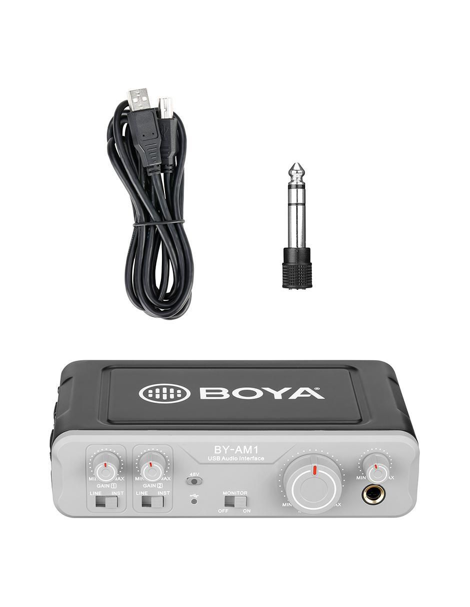 Interfaz de audio boya