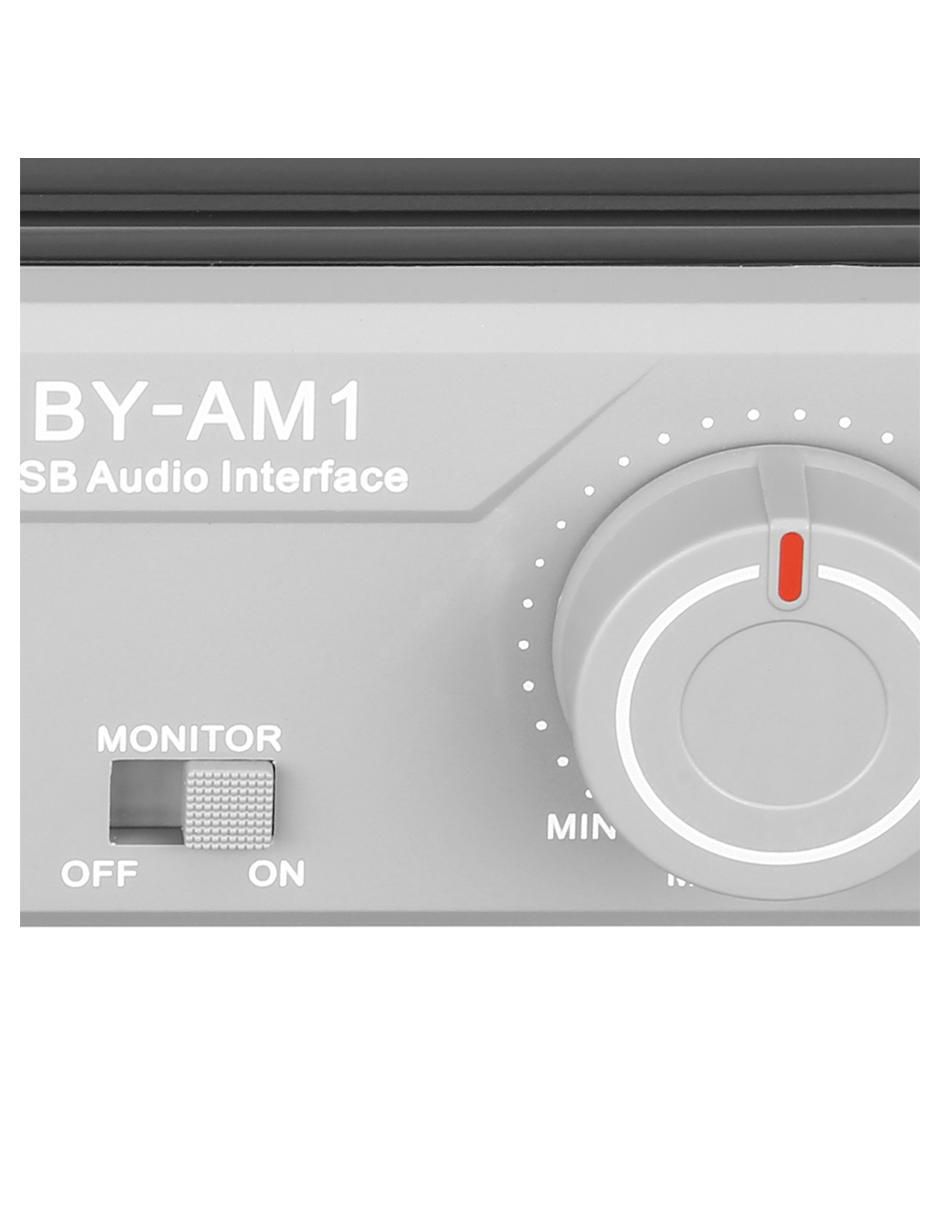 Interfaz de audio boya
