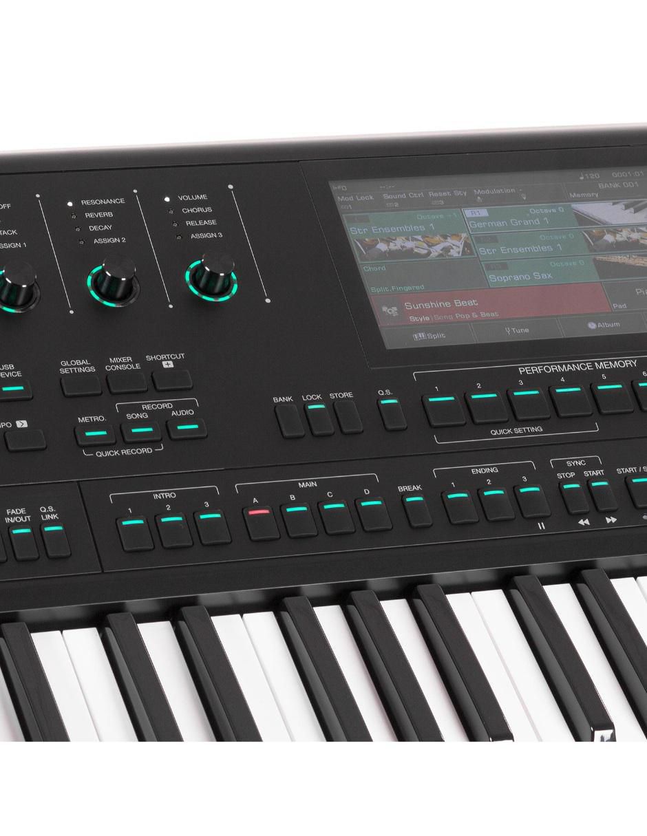 Teclado de 61 teclas Titan II
