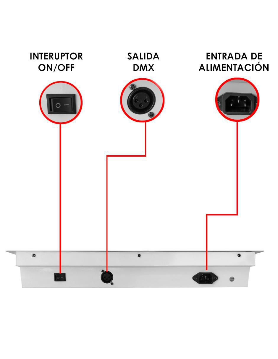 Controlador DMX Steelpro DMX-3100