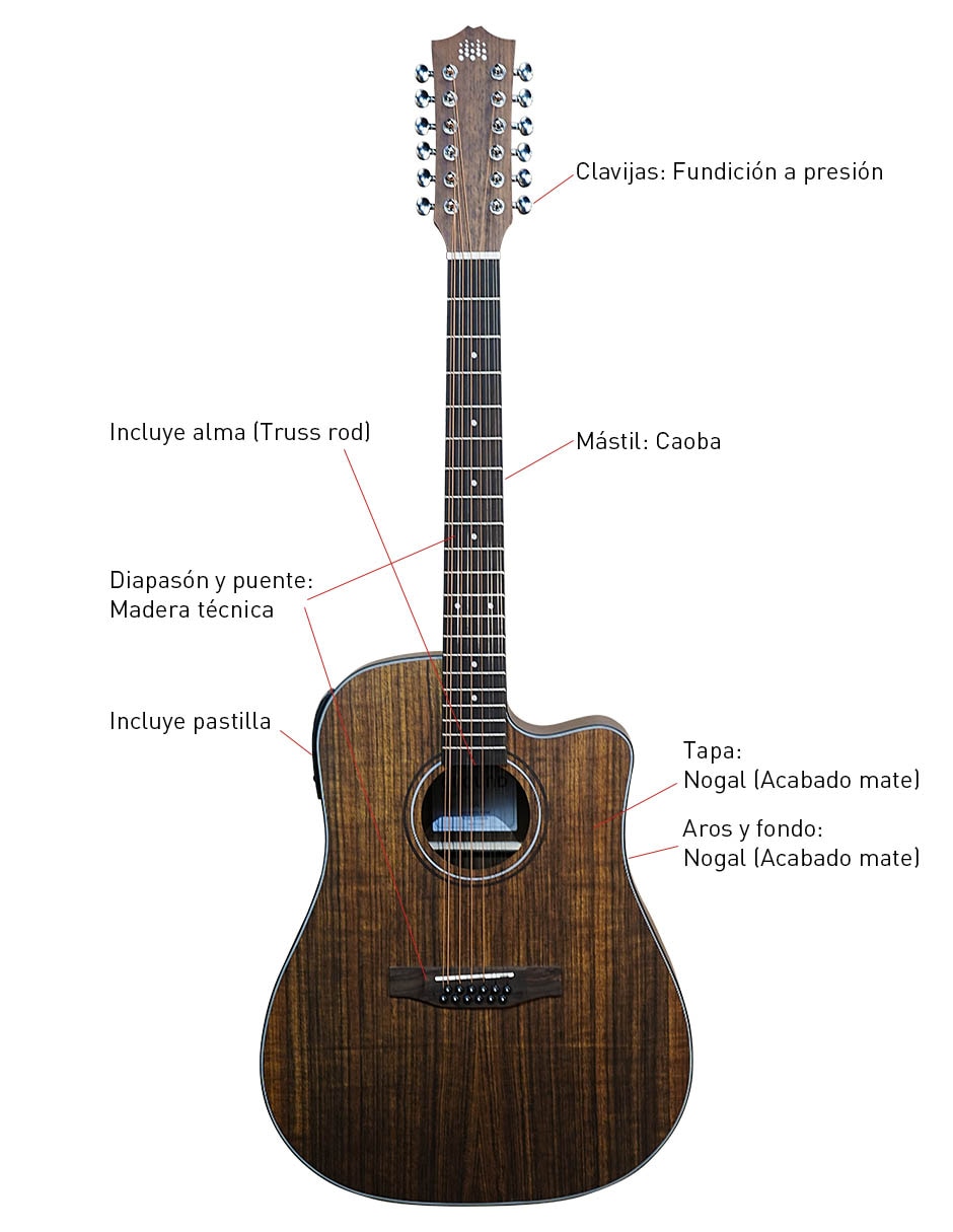 Guitarra acústica electroacústica Yamaha