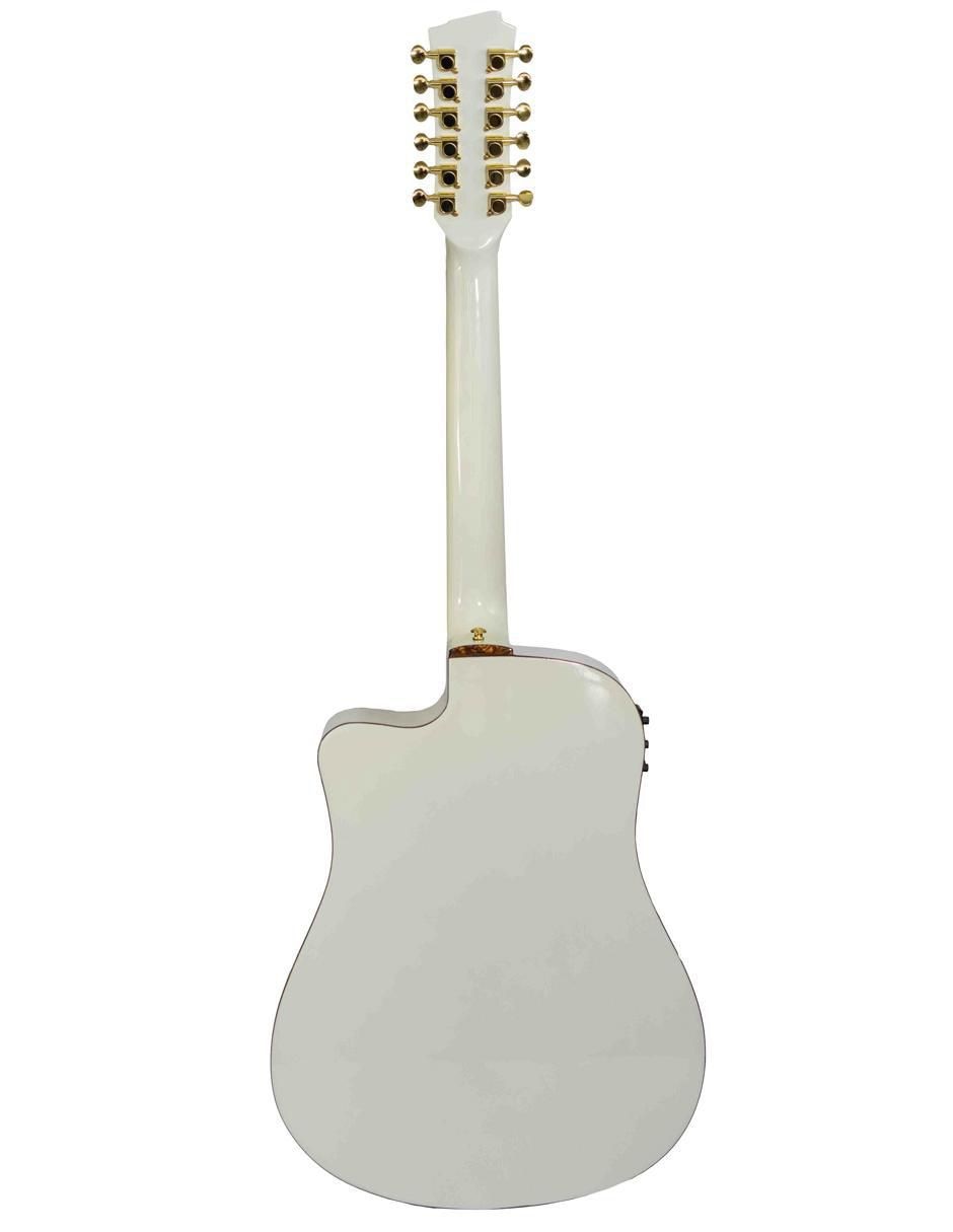Guitarra electroacústica Bamboo GA-4012-WH-Q-AR