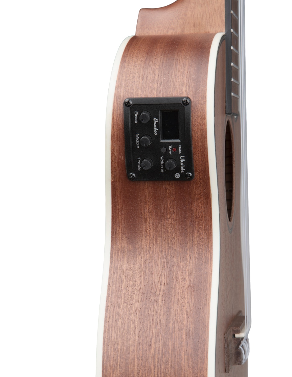 Ukelele Concierto U-23-C-Q de sapele laminado 6