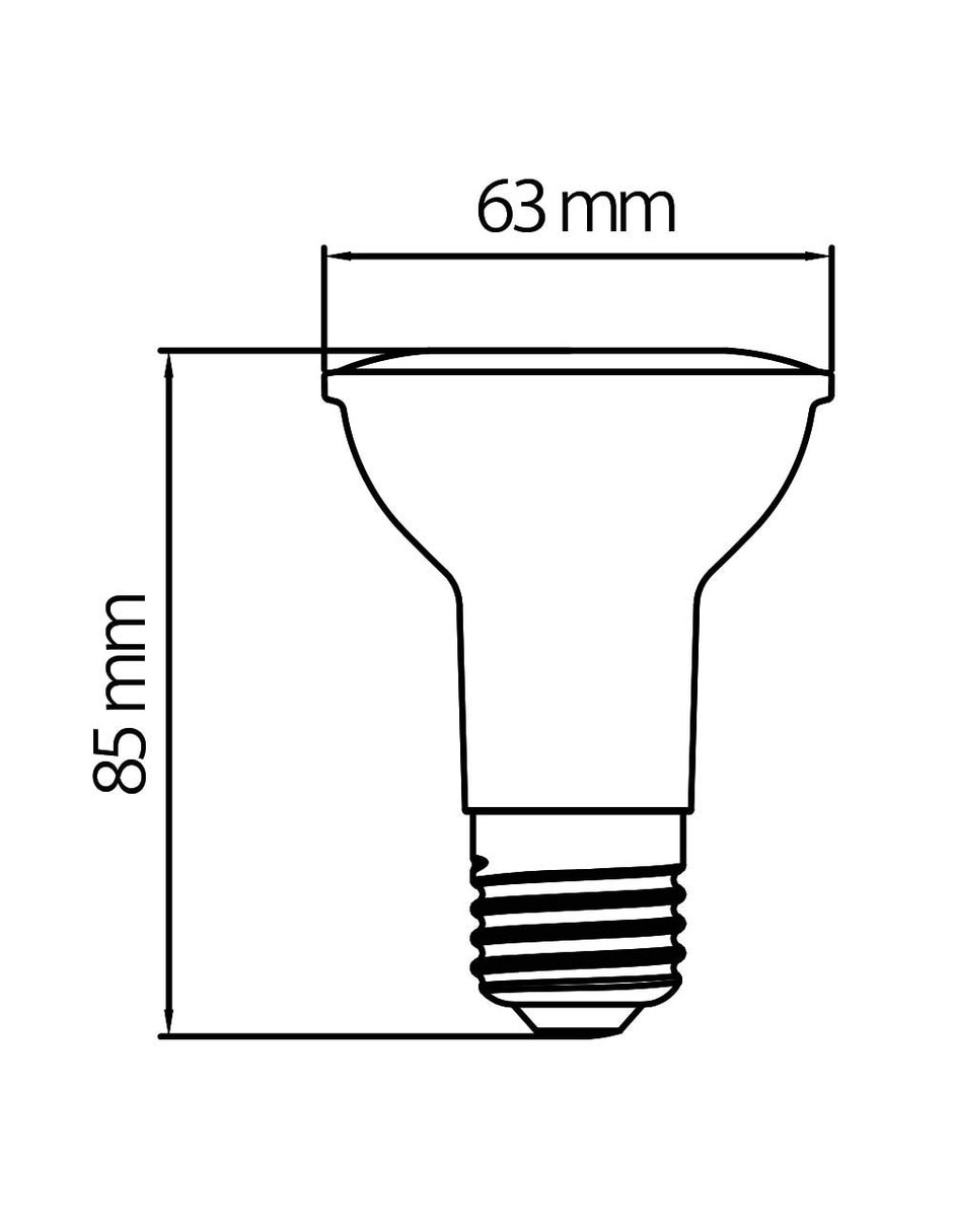 Lámpara neón led 7501668557163 con 1 foco