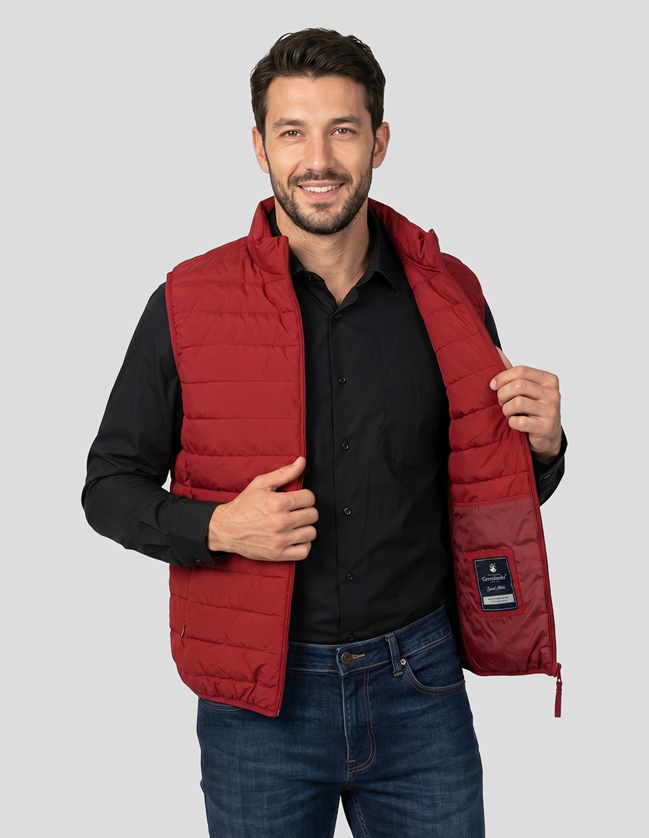 Chaleco greenlanderpoliéster con bolsillos para hombre